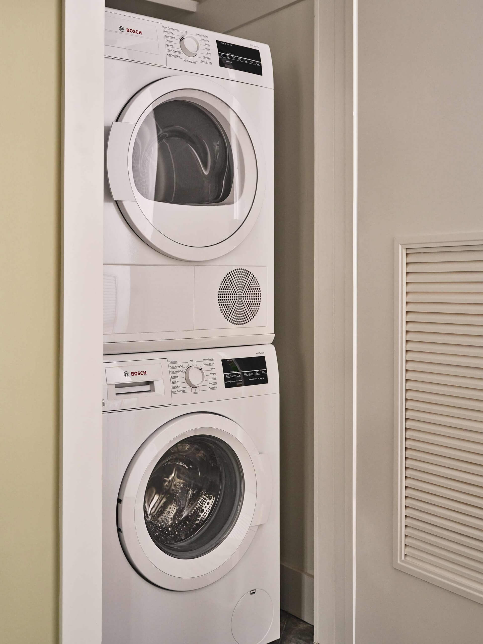 Apartment washer and dryer