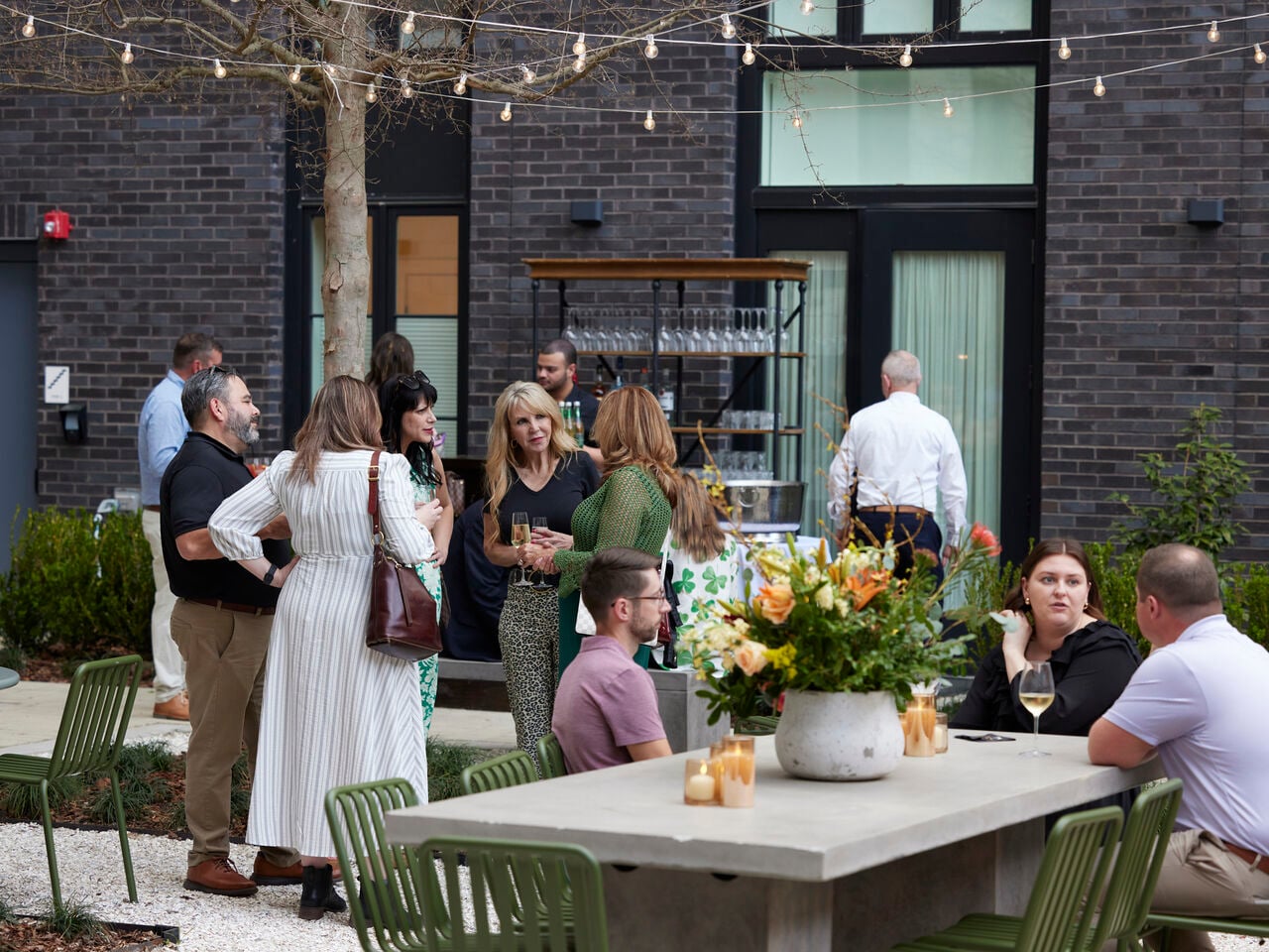 A group of people at The Ann Savannah during an event